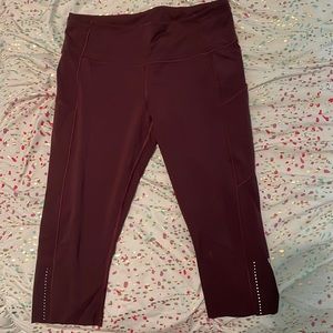Lululemon Fast and Free workout leggings